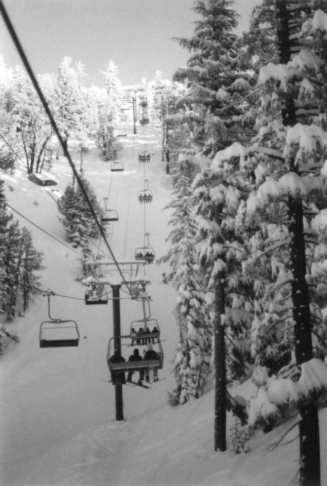 Lake Tahoe chair lift