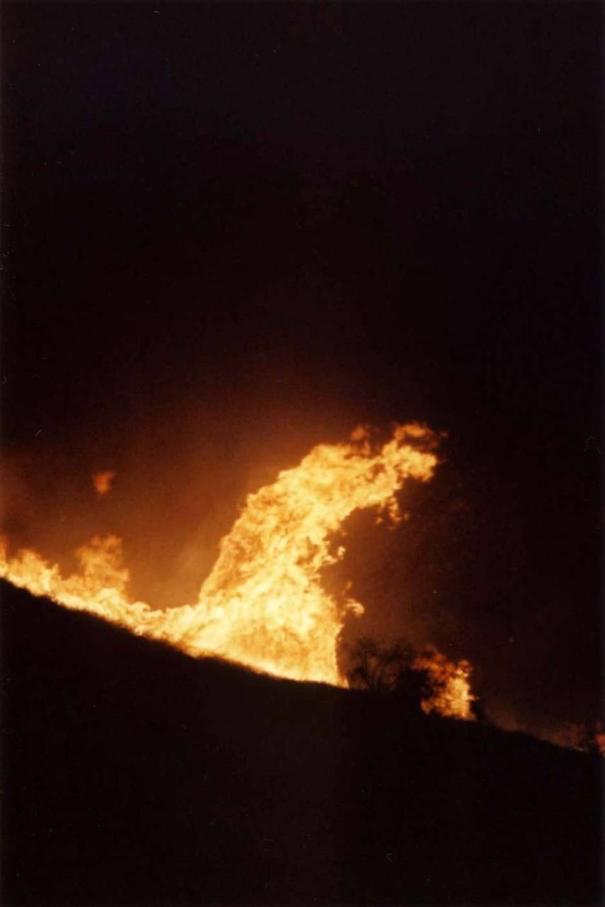 San Diego Cedar Fire 2003 fire pillar
