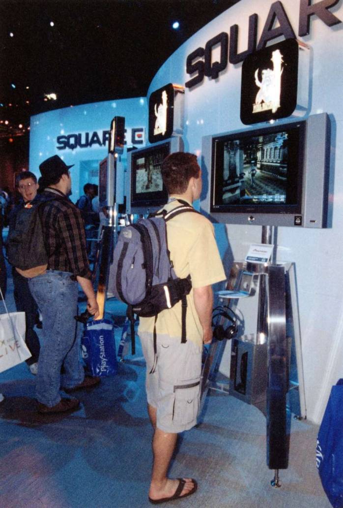 E3 2004 Square Enix booth Final Fantasy