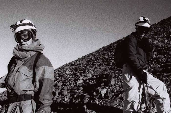 Mt Shasta California mountain climb Misery Hill climbers portrait