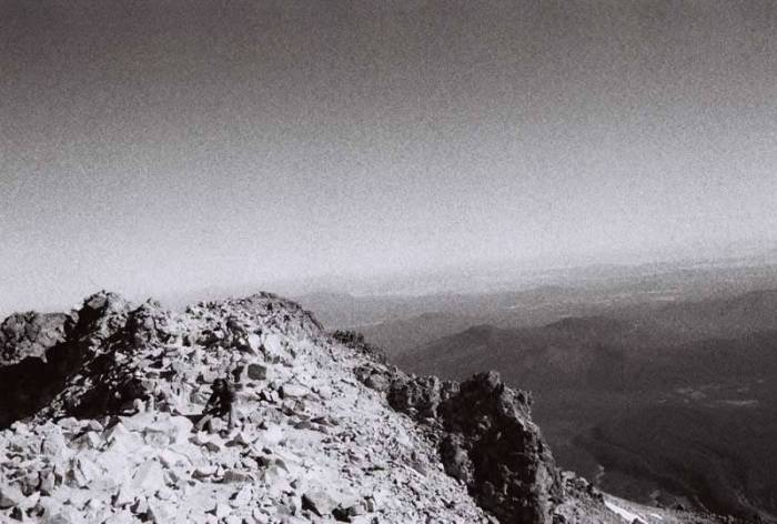 Mt Shasta California mountain climb summit view climber