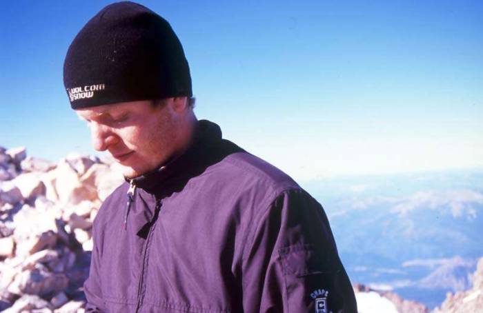 Mt Shasta California mountain climb climber Volcom beanie