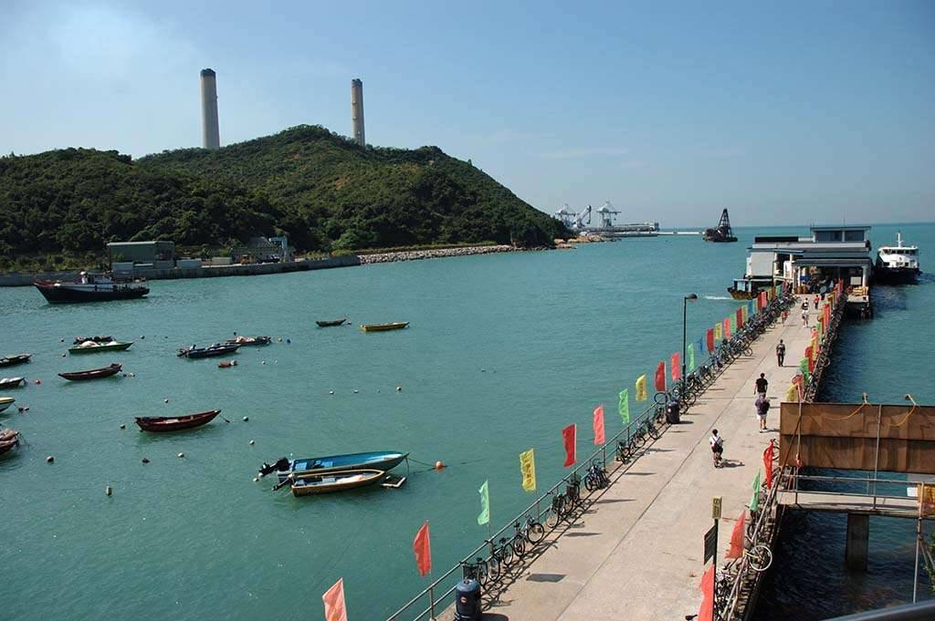 Hong Kong China Lamma Island dock hotel