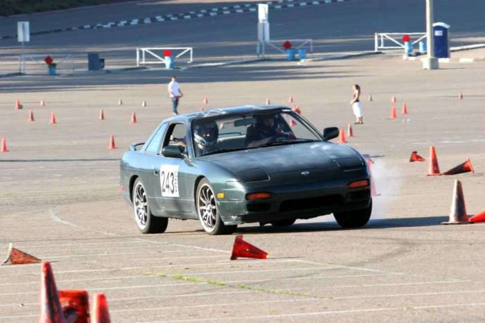 San Diego SCCA SCNAX autocross 240SX