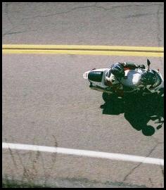 Palomar mountain twisties motorcycle above