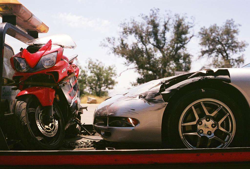 Palomar Mountain twisties motorcycle CBR Corvette crash