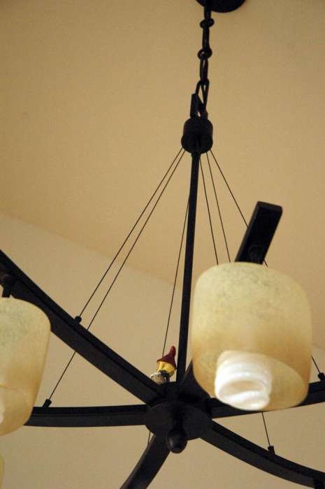 Gnome chandelier