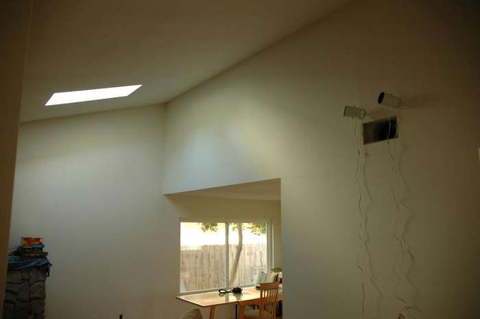 Lighting living room skylight can lights