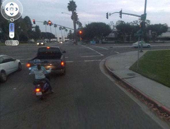 Google street view scooter Yamaha Vino