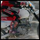 thumbnail Dirt bike Honda 600R motion blur