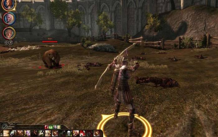 Dragon Age Origins bear archery bow