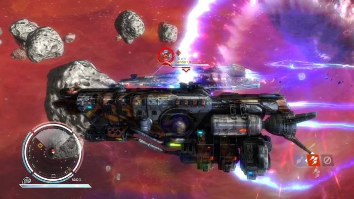 Rebel Galaxy ship battle