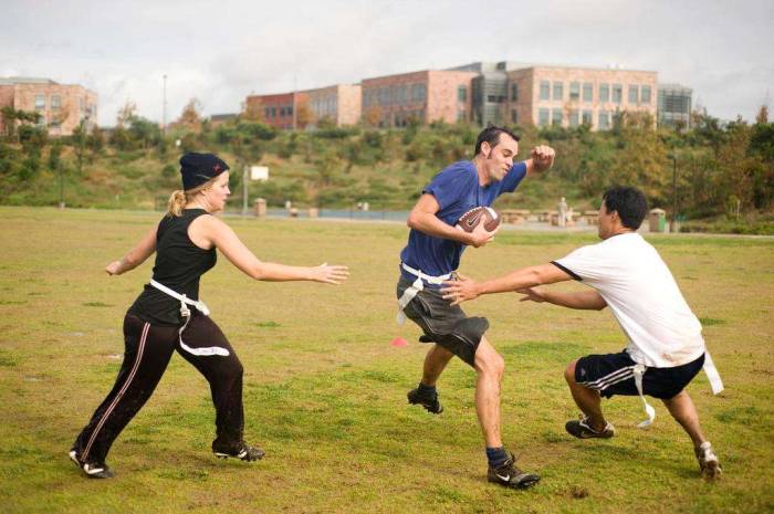 Flag football juke