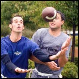 thumbnail Flag football catch