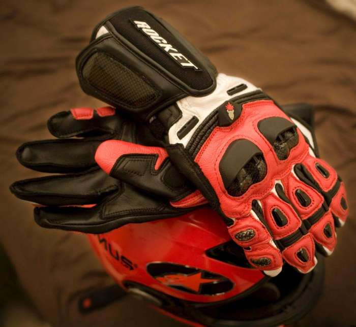 Joe Rocket gauntlet gloves Scorpion helmet stickers