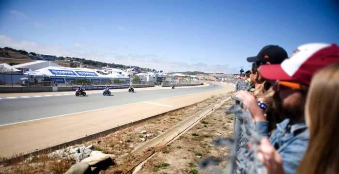 Laguna Seca MotoGP 2011 motorcycle race watching fence