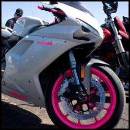 thumbnail 2011 MotoGP Grand Prix Laguna Seca pink Ducati Island 1098