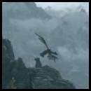 thumbnail Skyrim riding mountains dragon