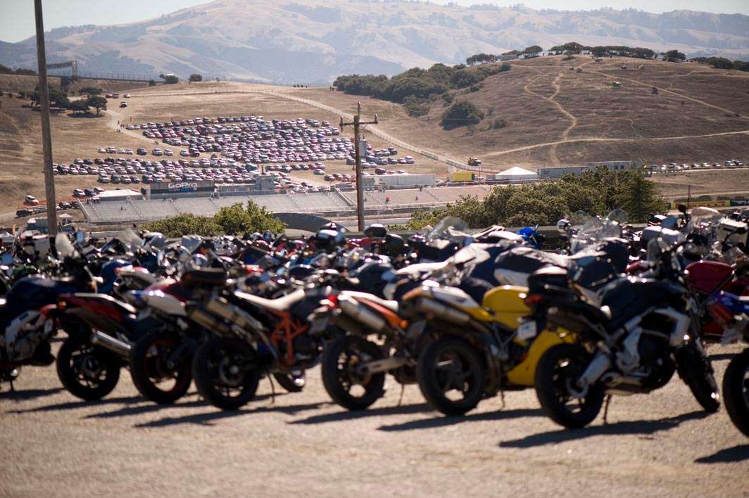 World Superbike Laguna Seca California 2013 parking Ducati Island
