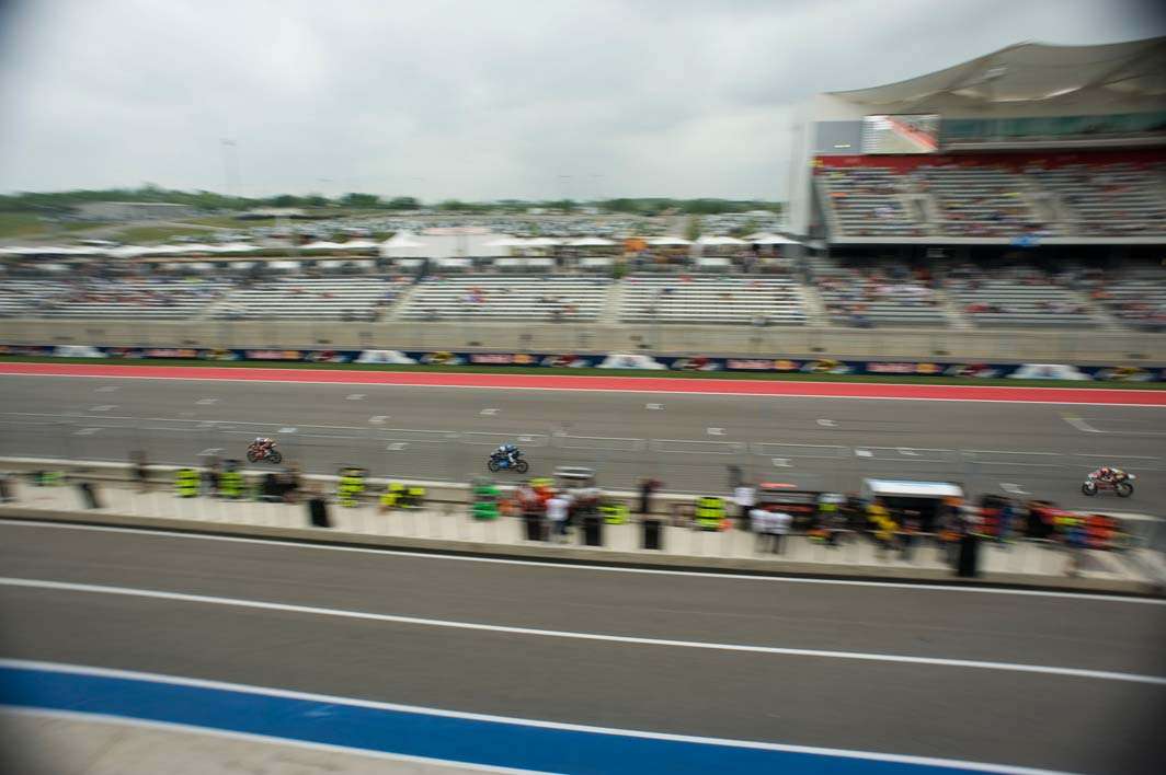 2014 MotoGP Austin Texas Moto2 grandstands front straight