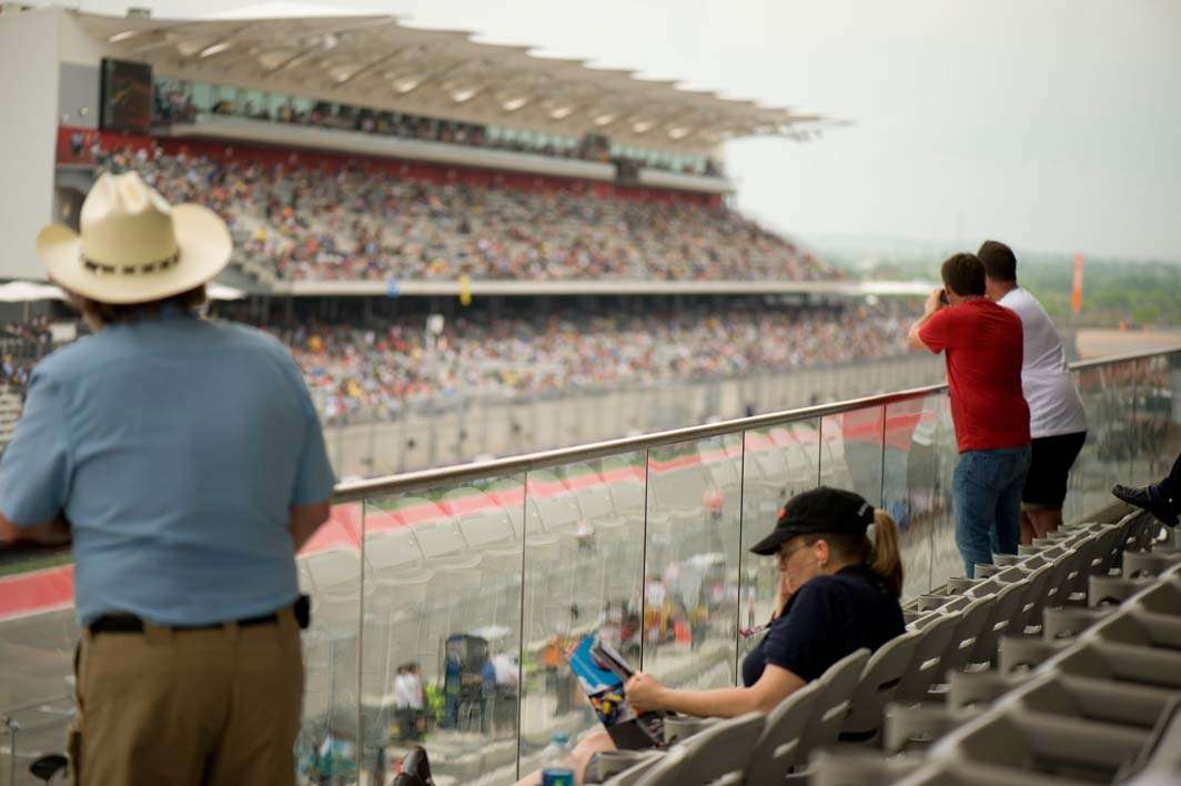 2014 MotoGP Austin Texas grandstands suites front straight