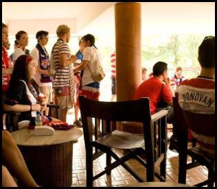 American Outlaws Brazil 2014 Natal Parque de Costeira bar match fans