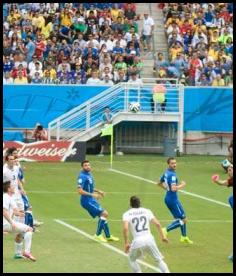 American Outlaws Brazil 2014 Natal Italy Uruguay match goalkeeping