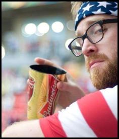 American Outlaws Brazil 2014 Recife USA Germany staying dry