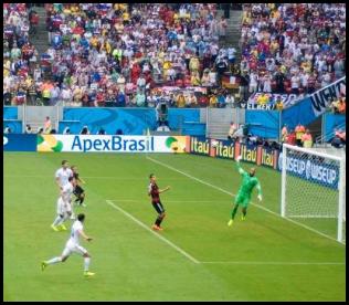 American Outlaws Brazil 2014 Recife USA Germany Tim Howard shot