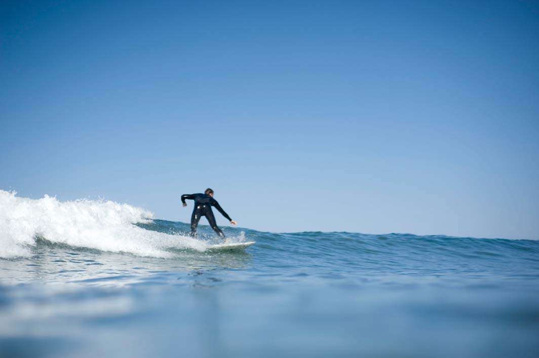 Surf surfing Del Mar San Diego underwater housing