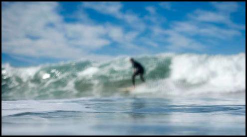 Surf surfing Del Mar San Diego autofocus