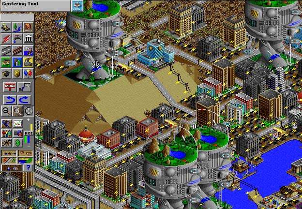 Sim City 2000 arcology power outage