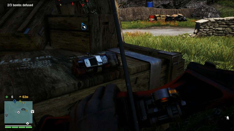Far Cry 4 cellphone bomb IED defusal