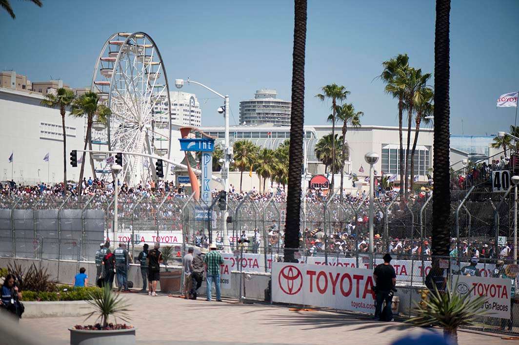 Long Beach Grand Prix 2015 race ferris wheel crowd