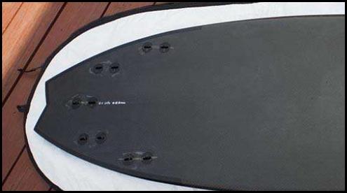 Cole Aviso carbon fiber surfboard