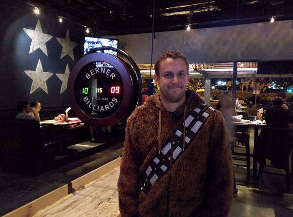 Chewbacca hoodie Halloween costume Star Wars