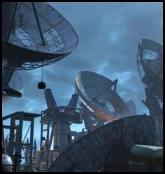 Fallout 4 satellite dish ruins