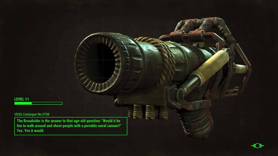 Fallout 4 load screen Broadsider cannon