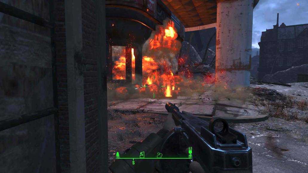 Fallout 4 tommy gun explosion