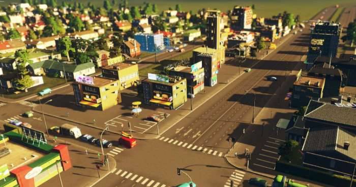 Cities Skylines screenshot streets traffic