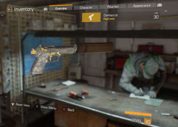 Tom Clancy The Division Damascus pistol