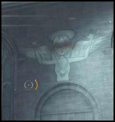 The Division church graffiti angel