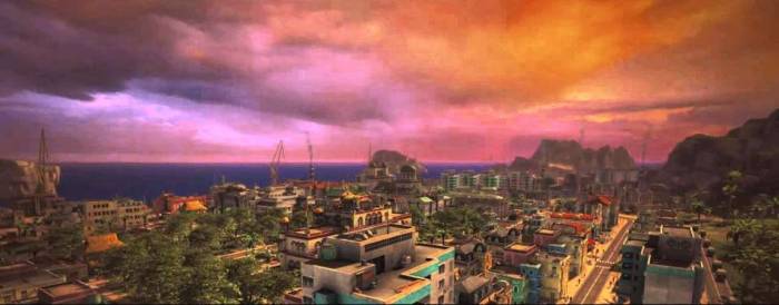 Tropico sunset view