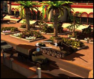 Tropico 5 tanks in the streets