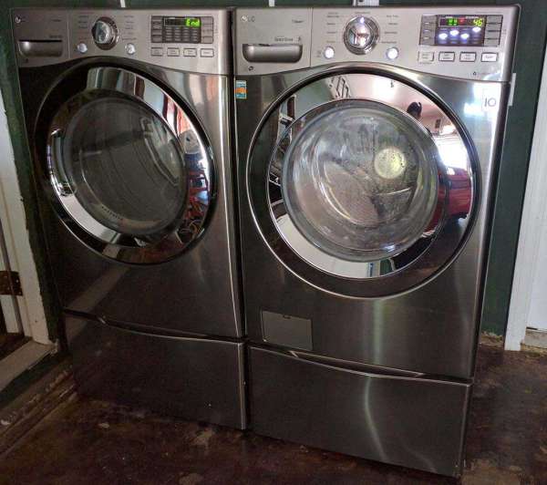 LG front load washer dryer
