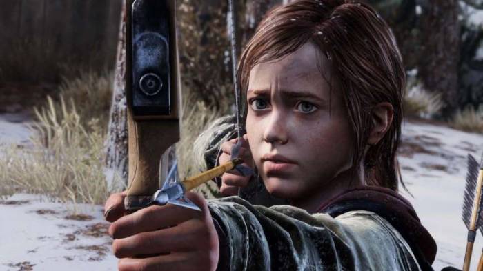 The Last Of Us Ellie screenshot bow arrow hunt