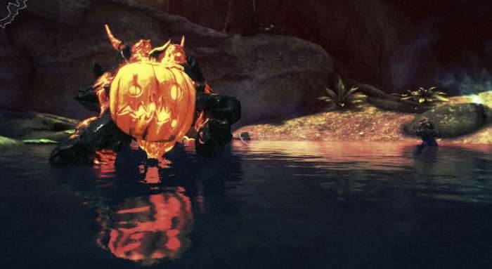 Warframe Halloween event pumpkin enemy