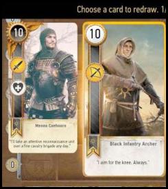 The Witcher 3 Gwent Black Infantry Archer