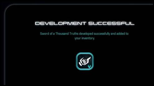 Mass Effect Andromeda Sword of a Thousand Truths development