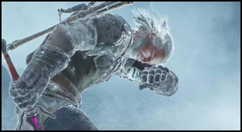 Witcher 3 Geralt snow frost